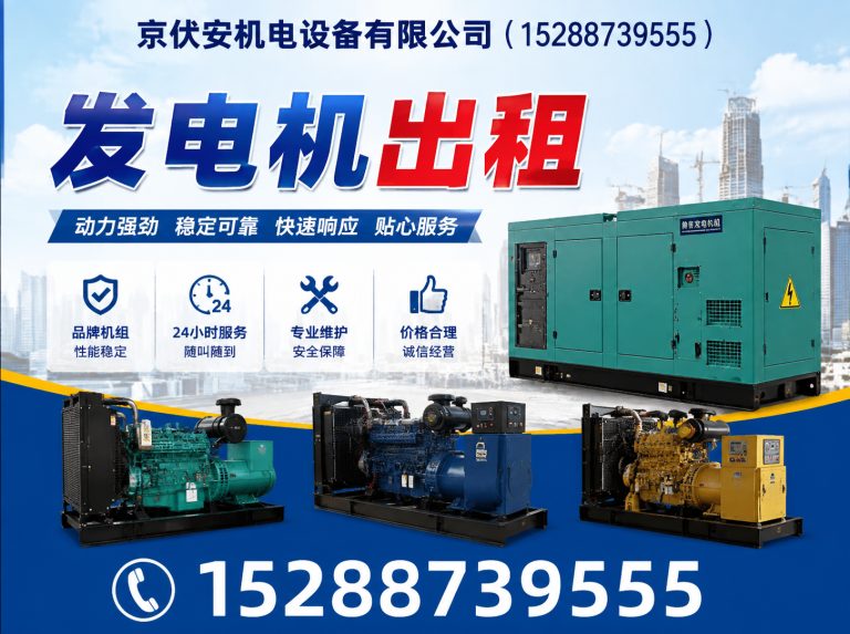 南充柴油发电机组出租展示图