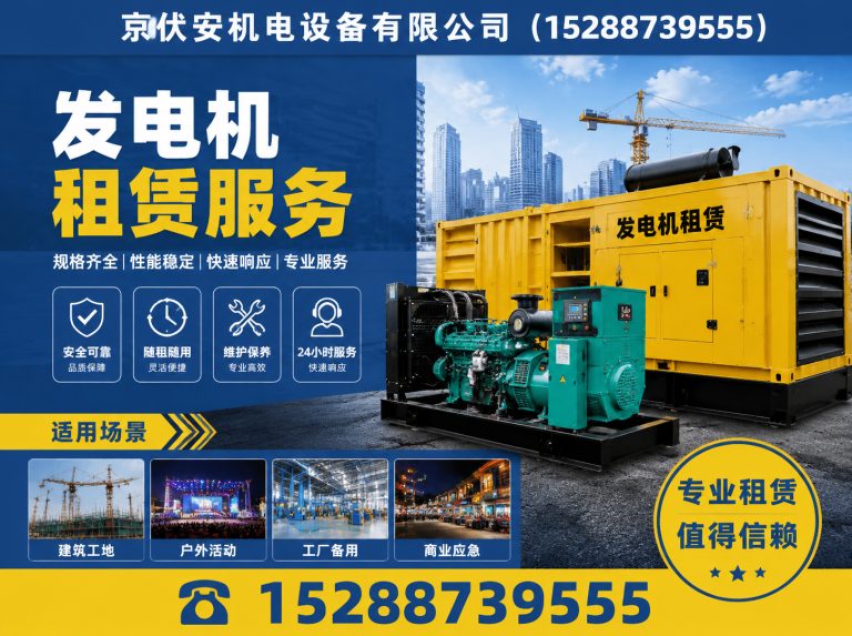 南充发电车出租展示图